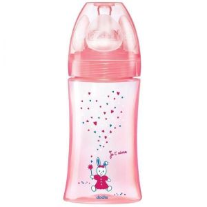 Dodie - Biberon anti colique à tétine ronde 6mois et plus débit 3 - 330ml