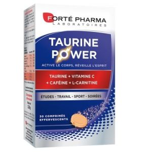 Forté Pharma - Taurine Power 30 Comprimés Effervescents