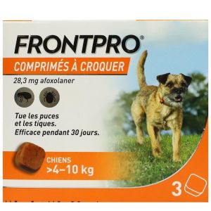 Frontpro - Chiens 4-10kg - 3 comprimés