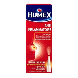 Humex - Rhume Foin Anti inflammatoire - Suspension pour pulvérisation nasale