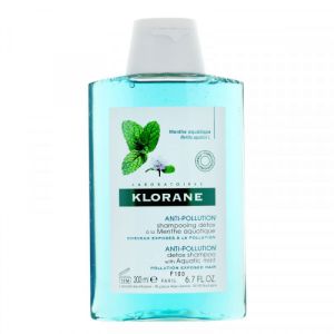 Klorane - Anti-pollution shampooing détox menthe aquatique - 200 ml