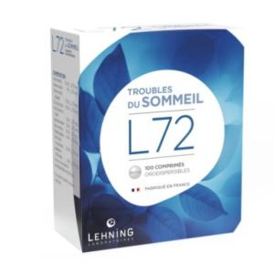 Lehning-  Trouble du sommeil L72 - 40 comprimés