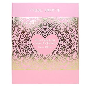 Musc intime - Coffret noël 2025 Rituel parfumé corps et cheveux Musc Blanc