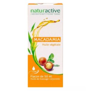 Naturactive - Huile de massage Macadamia - flacon de 50ml