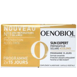 Oenobiol - Sun expert préparateur solaire accélérée - programme 2 mois - 30 capsules