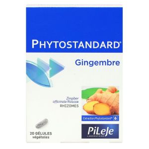 Pileje - Phytostandard Gingembre - 20 gélules végétales