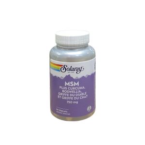 Solaray - MSM - 90 Capsules