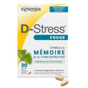 Synergia - D-Stress Focus - 30 comprimés