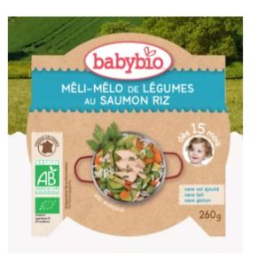 Babybio - Au légumes saumon riz dès 15mois - 260g