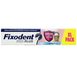 Fixodent - Crème adhésive pour prothèses totales et partielles Arome Frais - Pack XL 57g
