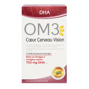 OM3 Coeur Cerveau Vision - 60 capsules