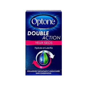 Optone - Double action Yeux secs - Flacon 10ml