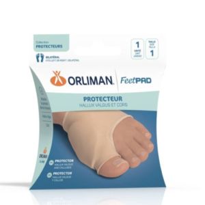 ORLIMAN - Protecteur hallux valgus et cors