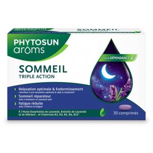 Phytosun aroms - Sommeil triple action - 30 comprimés