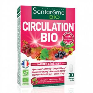 Santarome Bio - Circulation Bio Jambes légères - 30 comprimés