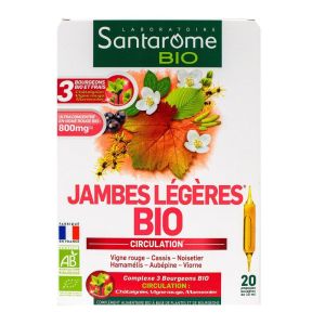 Santarome - Jambes légères bio - 20 ampoules