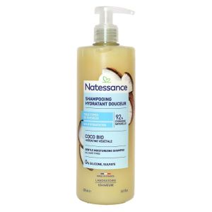 Natessance - Shampooing hydratant douceur coco bio kératine végétale - 500ml