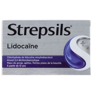 Strepsils - Lidocaïne - 24 pastilles