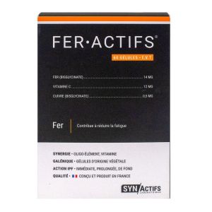 SYNACTIFS - FerActifs - 60 Gélules