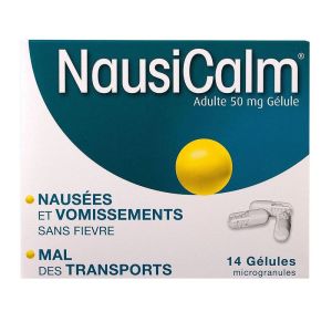 Brothier - NausiCalm - Adultes 50mg 14 gélules