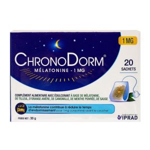 ChronoDorm - Mélatonine - 20 sachets