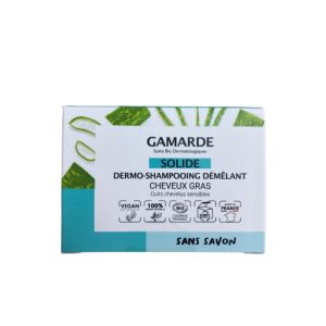Gamarde - Dermo-shampooing démêlant solide cheveux gras - 98ml