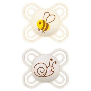 Mam - Sucette Perfect naissance 0-2 mois - 2 sucettes