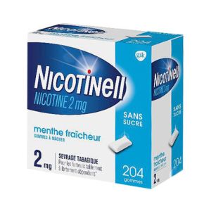 Nicotinelle 2 mg menthe fraîcheur - 204 gommes