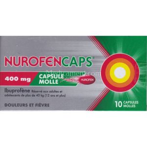 NurofenCaps 400mg - 10 capsules molles