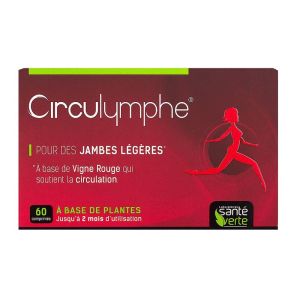 Santé Verte - Circulymphe jambes légères - 60 comprimés