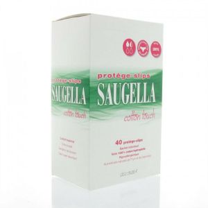 Saugella - Protège-slips cotton touch hypoallergénique - 40 protège-slips