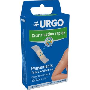 Urgo - Pansements cicatrisation rapide toutes localisations - 8 pansements