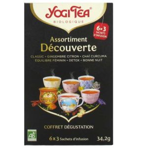 Yogi Tea - Assortiment Découverte infusion - 18 sachets