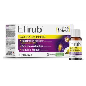 3 chênes - Efirub  Coups de froids - 10 doses