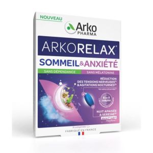 ArkoPharma - ArkoRelax Sommeil & Anxiété - 30 Comprimés