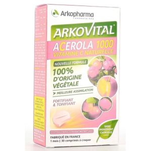 Arkopharma - Arkovital acerola 1000 - 30 comprimés