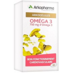 Arkopharma - Oméga 3 origine marine - 60 capsules