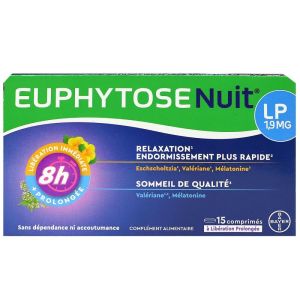 Bayer - Euphytose Nuit Lp 1,9 mg - 15 comprimés