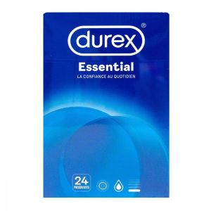 Durex - Classic préservatifs extra-lubrifiés - 24 préservatifs
