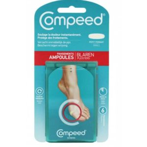 Compeed  - Pansements Ampoules Petit Format - 6 pansements