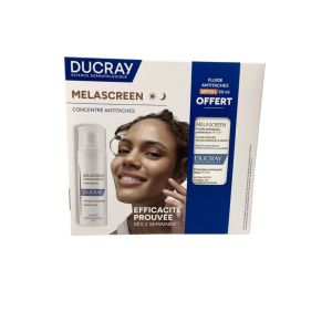 Ducray - Melascreen concentré Antitaches 30mL + Fluide Antitaches spf50+ 50mL offert