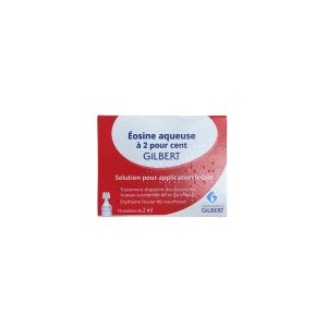 Gilbert - Éosine aqueuse 2% - 10 unidoses de 2 ml