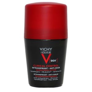 Vichy - Homme Clinical Control déodorant anti-odeur 96h roll-on - 50ml