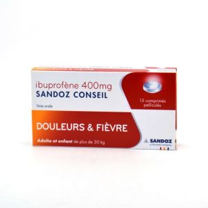 Ibuprofène 400mg - 15 comprimés