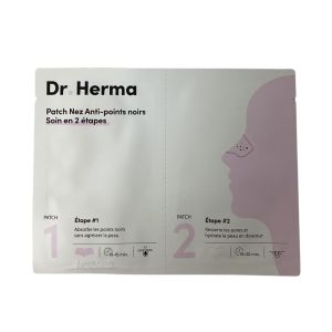 Ides - Patch nez anti-points noirs soin en 2 étapes Dr Herma - 1 pack