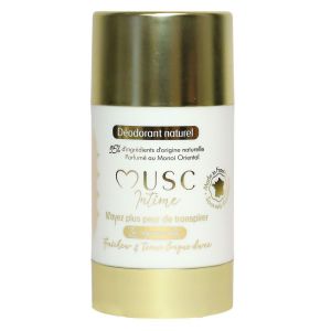 Musc Intime - Déodorant naturel au monoï La rayonnante - 50g