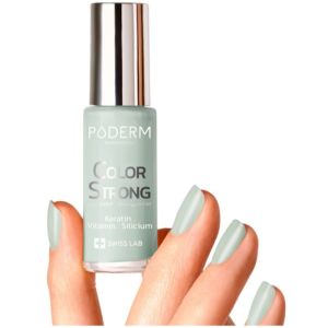 Poderm Professional - Vernis Color Strong Durcisseur Soft sage - 8ml