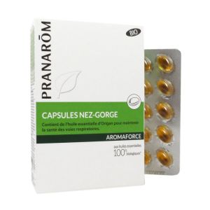 Pranarom - Capsules Nez-Gorge - 30 capsules