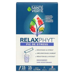Santé verte - RELAXPHYT pic de stress - 15 sticks