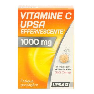 UPSA - Vitamine C 1000mg - 20 comprimés effervescents
